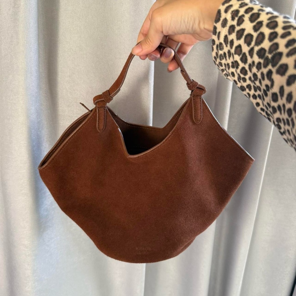Khaite Lotus suede handbag - Picture 5 of 8
